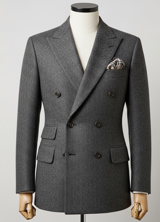 Double-Breasted Heritage Blazer