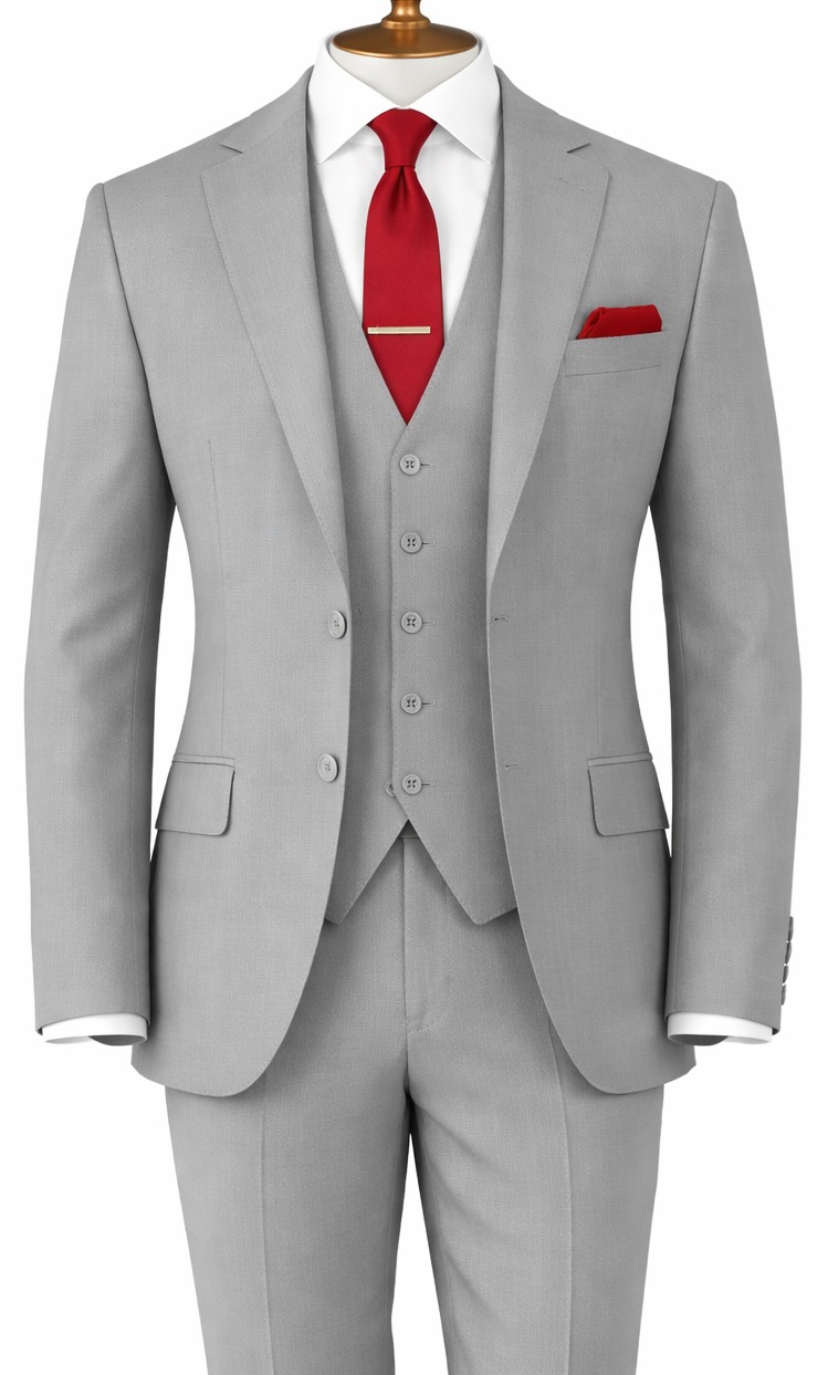 Dove Grey Italian Wool Suit