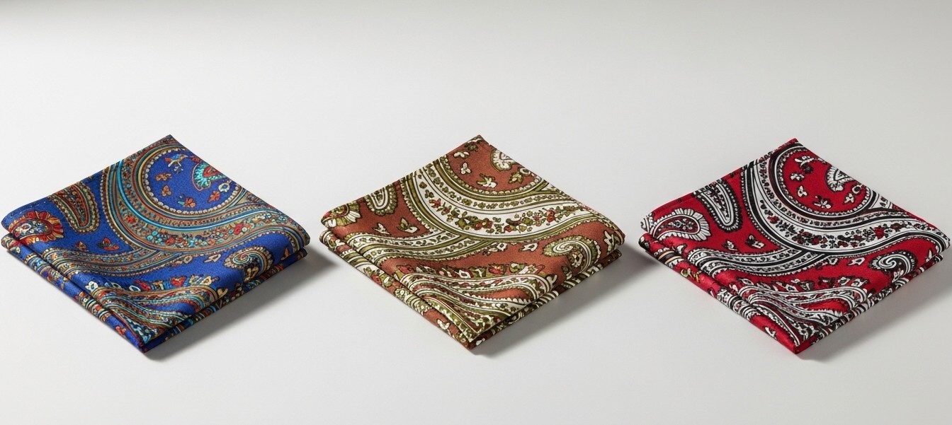 Paisley Handkerchief Set